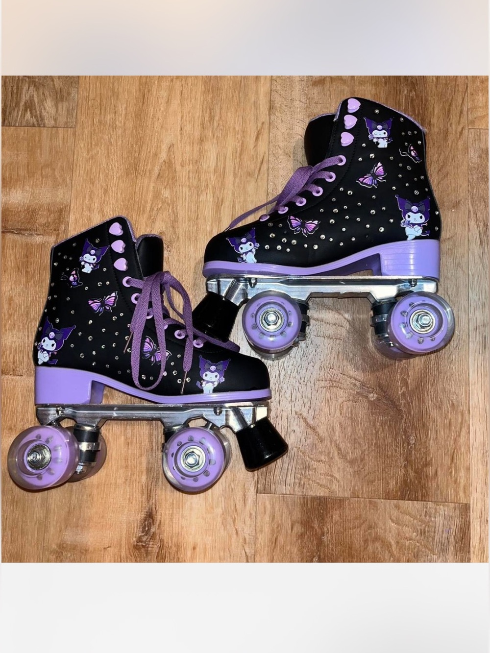 Roller Skates Sanrio Kuromi Lilac Hot Topic